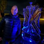 Ski themed ice luge