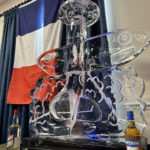 Spitfire ice sculpture luge