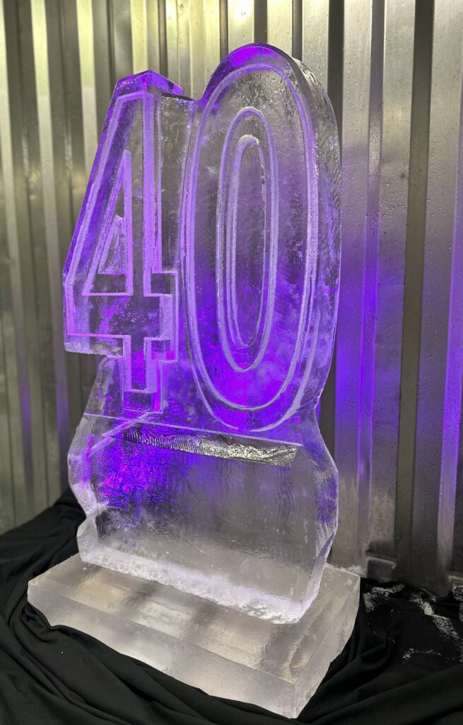 40th birthday ice luge