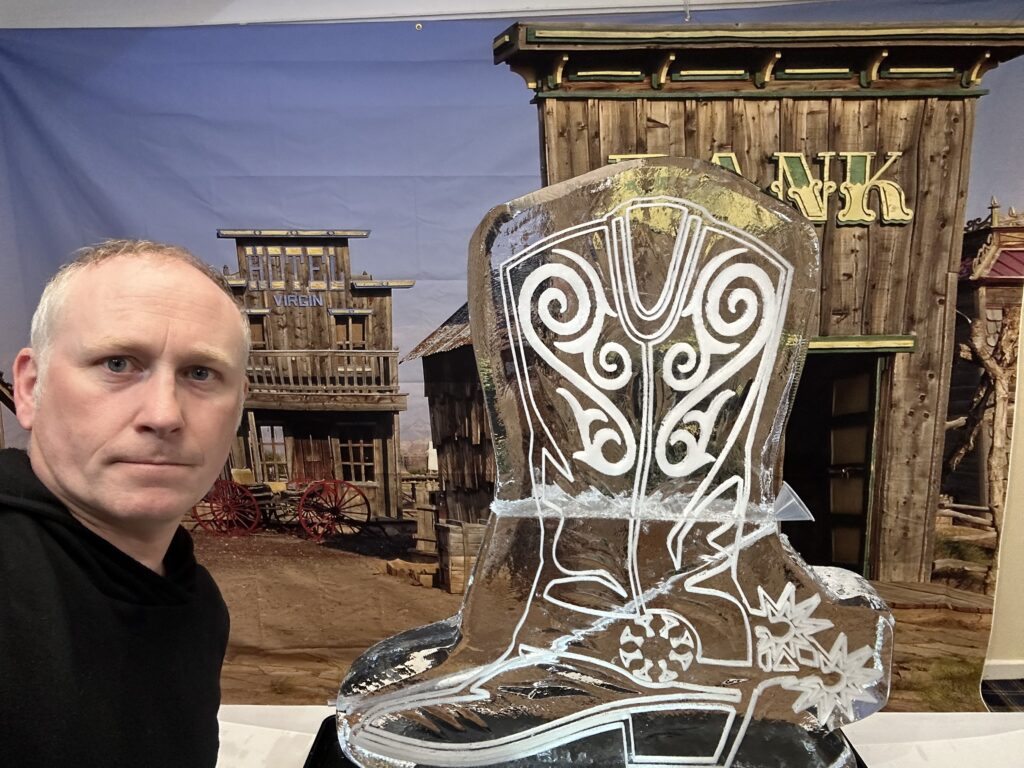 Cowboy vodka luge