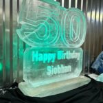 50 Happy Birthday Ice Luge 1mx1m