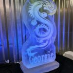 Dragon Vodka Luge - Dragon Ice sculpture luge