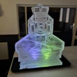 Nutcracker Ice Sculpture vodka luge
