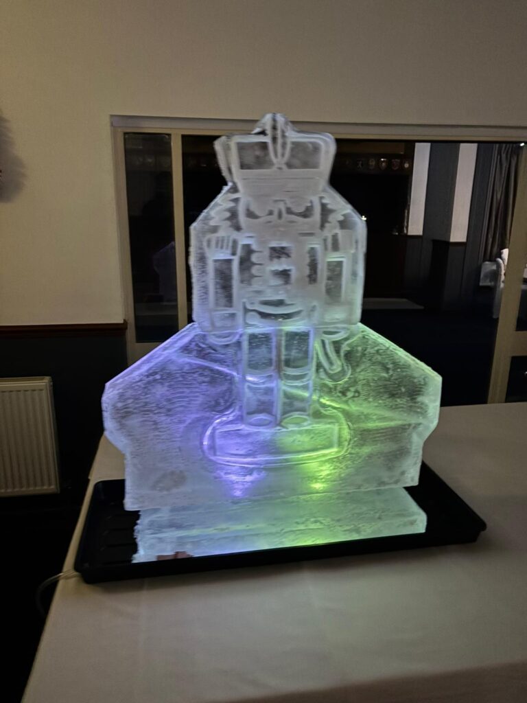 Nutcracker Ice Sculpture vodka luge