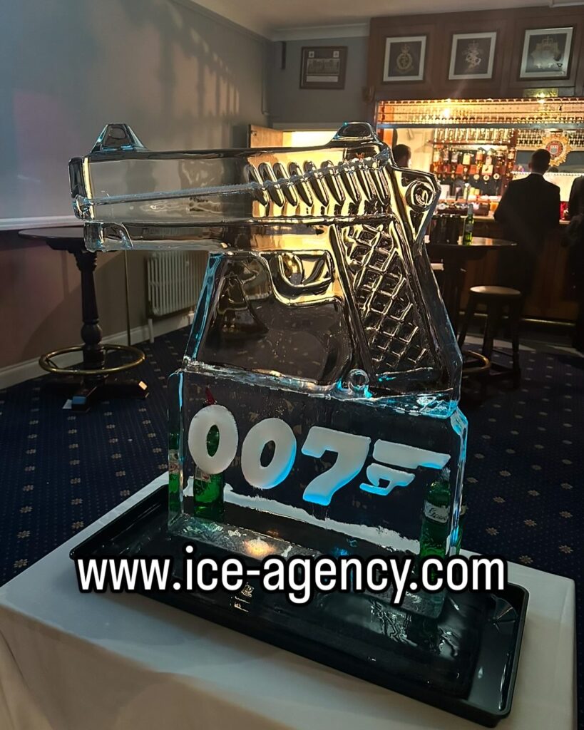 007 James Bond Gun Vodka luge for 1 Regiment RLC