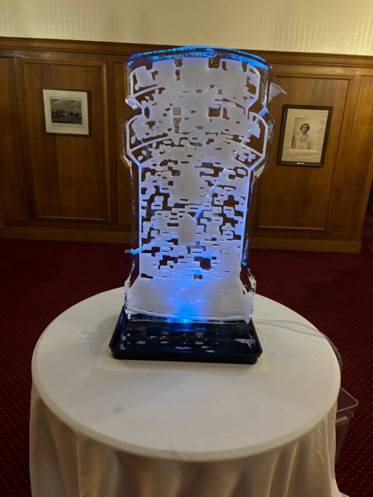 St Barbara Tower vodka luge for 16 Royal Artillery in Thorney Island
