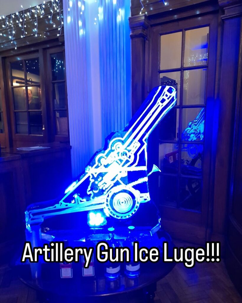 105mm light gun luge for Royal Artillery in Larkhill