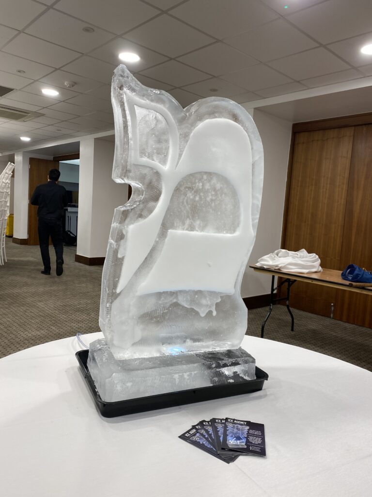 Barmitzvah ice sculpture North London