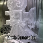 Movie Camera Vodka Luge / Movie Camera Ice Luge
