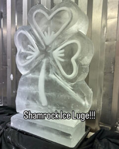 Shamrock Vodka Luge - St Patricks Day Ice Luge