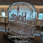 Cotswold airport ice sculpture