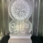 Roulette Wheel vodka luge / Casino theme ice luge