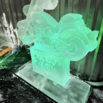 Motorbike vodka luge / Harley Davidson ice luge / Motorbike ice sculpture