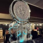 Casino Vodka Ice Luge - Roulette Wheel ice luge