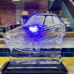 BMW 3 Ice Luge for tv series Reunion in Sheffield - BSL series Reunion