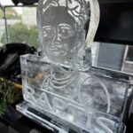 Footballer Ice Sculpture for 5 Guys Football Team