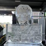 Footballer Ice Sculpture 1mx1m for 5 Guys Football Team