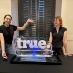 True ice sculpture luge