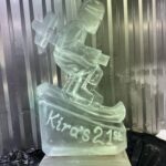 Skier Vodka Luge for 21st 1mx50cm