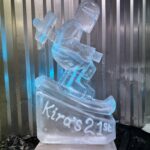 Apres Ski Party vodka luge - Skier Vodka Ice Luge