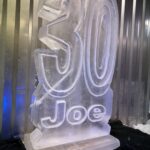 30th Birthday vodka luge - 30 ice luge