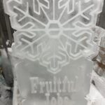 Fruitful Jobs Snowflake ice luge at Harewood End Inn Hertfordshire