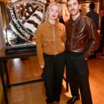 Bauer Clothing launch ice sculpture 1mx1m with Anais Gallagher