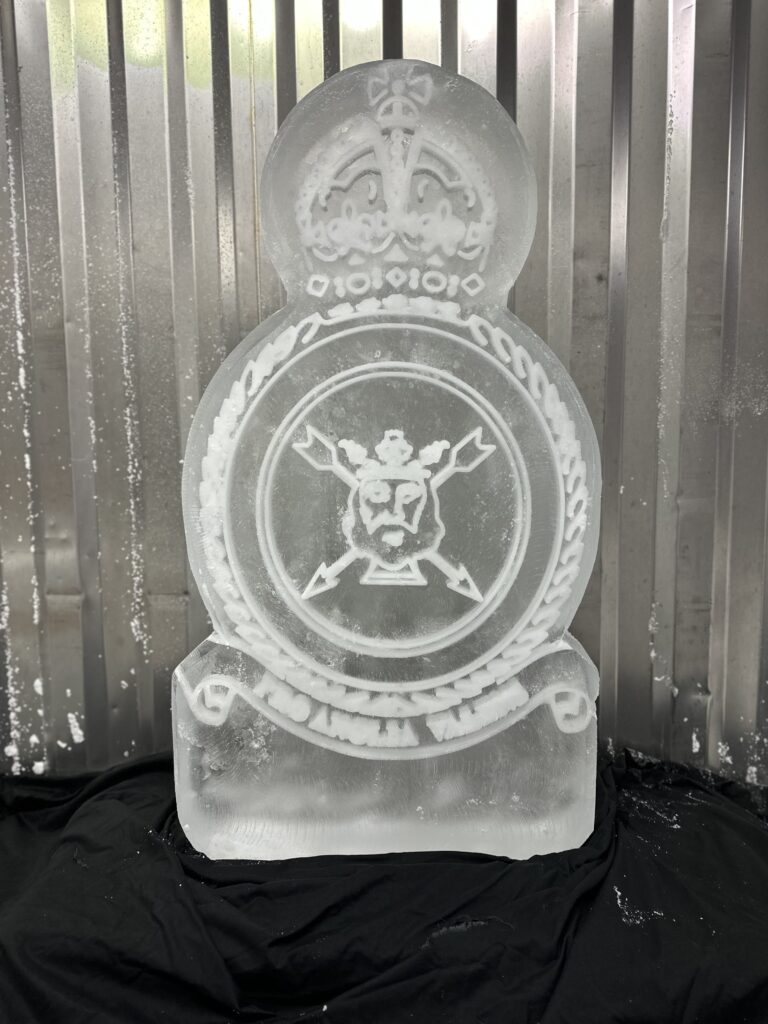 RAF Honnington vodka luge - Royal Airforce ice luge