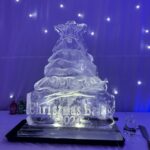 Christmas Tree ice luge for Christmas Ball 2024 - Vodka luge Xmas Tree