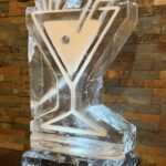 Martini Glass Vodka Ice Luge