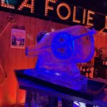 Barmitzvah ice sculpture luge in Manchester Altrincham