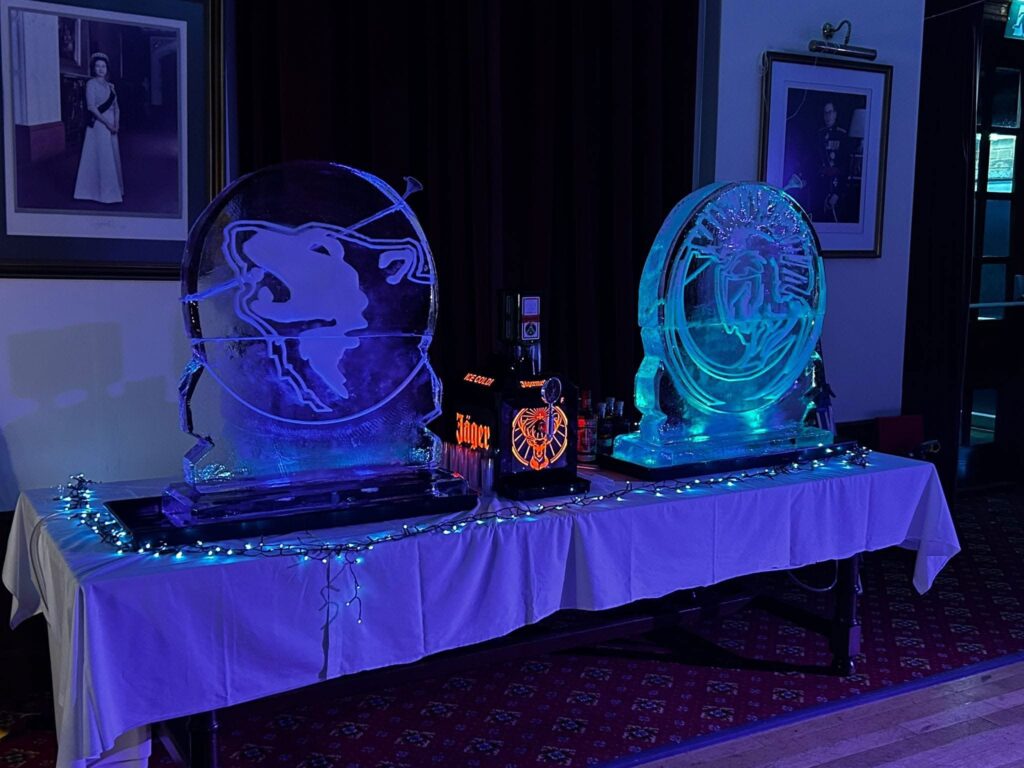 Vodka luges for 29 Regiment RLC and 104 Theatre Sustainment Brigade in South Cerney