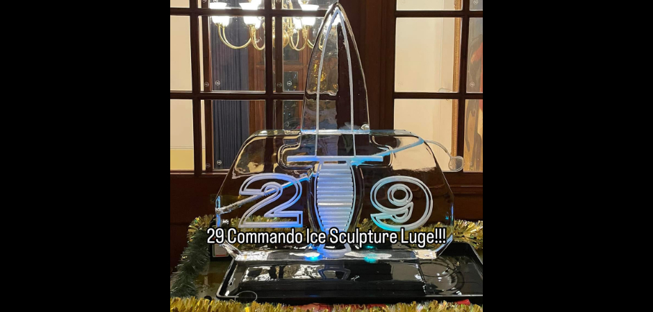 29 Commando Royal Artillery vodka luge at the Citadel Plymouth