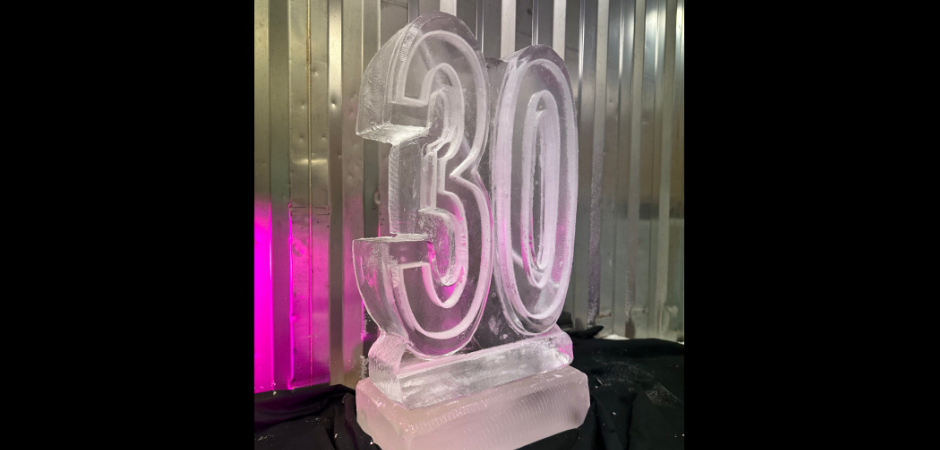 30th birthday ice luge