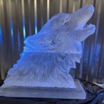 Wolf Ice Sculpture for Netflix series Wolf King
