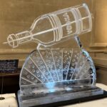 1mx1m Vodka Bottle Ice Sculpture Vodka Luge in Bristol