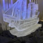 HMS Warrior Ice Sculpture in Portsmouth