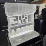 AP Cylinder Lock Ice Sculpture at Telford International Centre