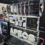 AP Cylinder Lock Ice Sculpture at Telford International Centre