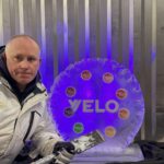 Velo pouches frozen in ice for Velo launch party in Shoreditch